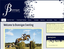 Tablet Screenshot of branniganeventing.com